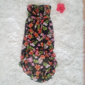 Forever 21 High Low Floral Dress